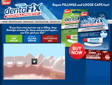 Tablet Screenshot of dentafix.com.au